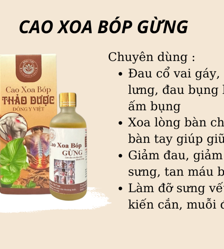 CAO XOA BÓP GỪNG