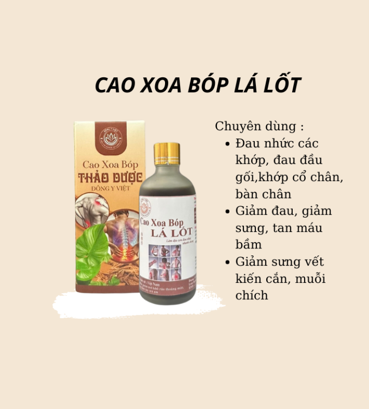 CAO XOA BÓP LÁ LỐT 