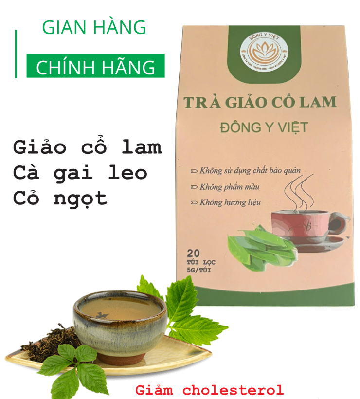 TRÀ GIẢO CỔ LAM ( Hỗ trợ bảo vệ gan, giảm cân, béo phì)