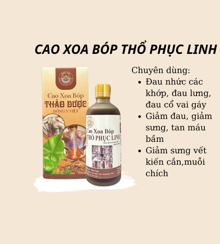 CAO XOA BÓP THỔ PHỤC LINH 